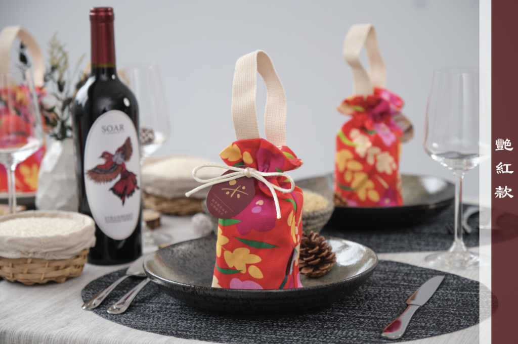 【芳榮米廠】無米樂花布袋-越光米