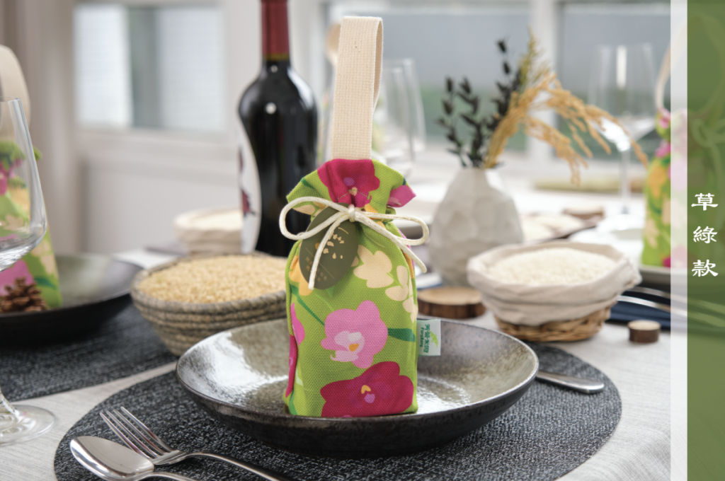 【芳榮米廠】無米樂花布袋-鴨稻糙米